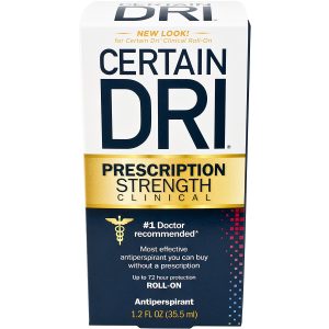Anti-Perspirant, Roll-On, Pack of 3, 1.2 oz, Pack of three, 35.5 ml each By Certain Dri
