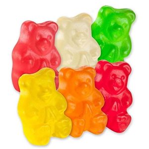 BAYSIDE CANDY GUMMY BEARS ALBANESE ASSORTED 12 FLAVOR, 1LB