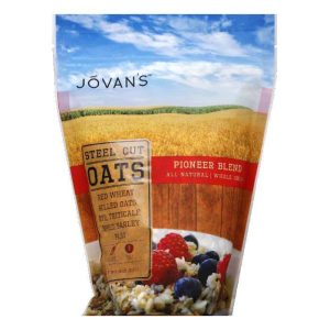 Jovans Pioneer Blend Steel Cut Oats, 18 Oz (Pack of 6)