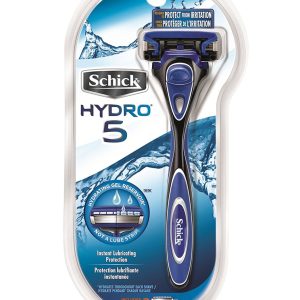 Hydro 5 Razor for Men with Flip Trimmer and 2 Razor Blade Refills, NEW blades Count Lubrastrip Shaving GIllettes Shower Best Pack Plus Razor 10.., By Schick