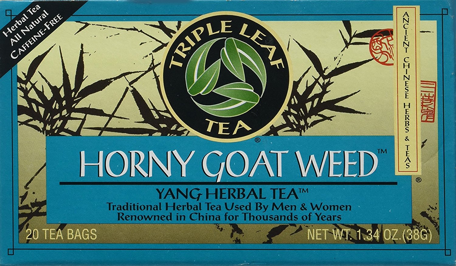 Horny Goat Weed -- 20 Tea Bags, Triple Leaf Tea By Triple Leaf Tea