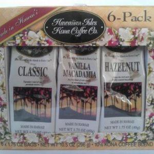 Hawn Isles Kona Coffee 6 Pack Set