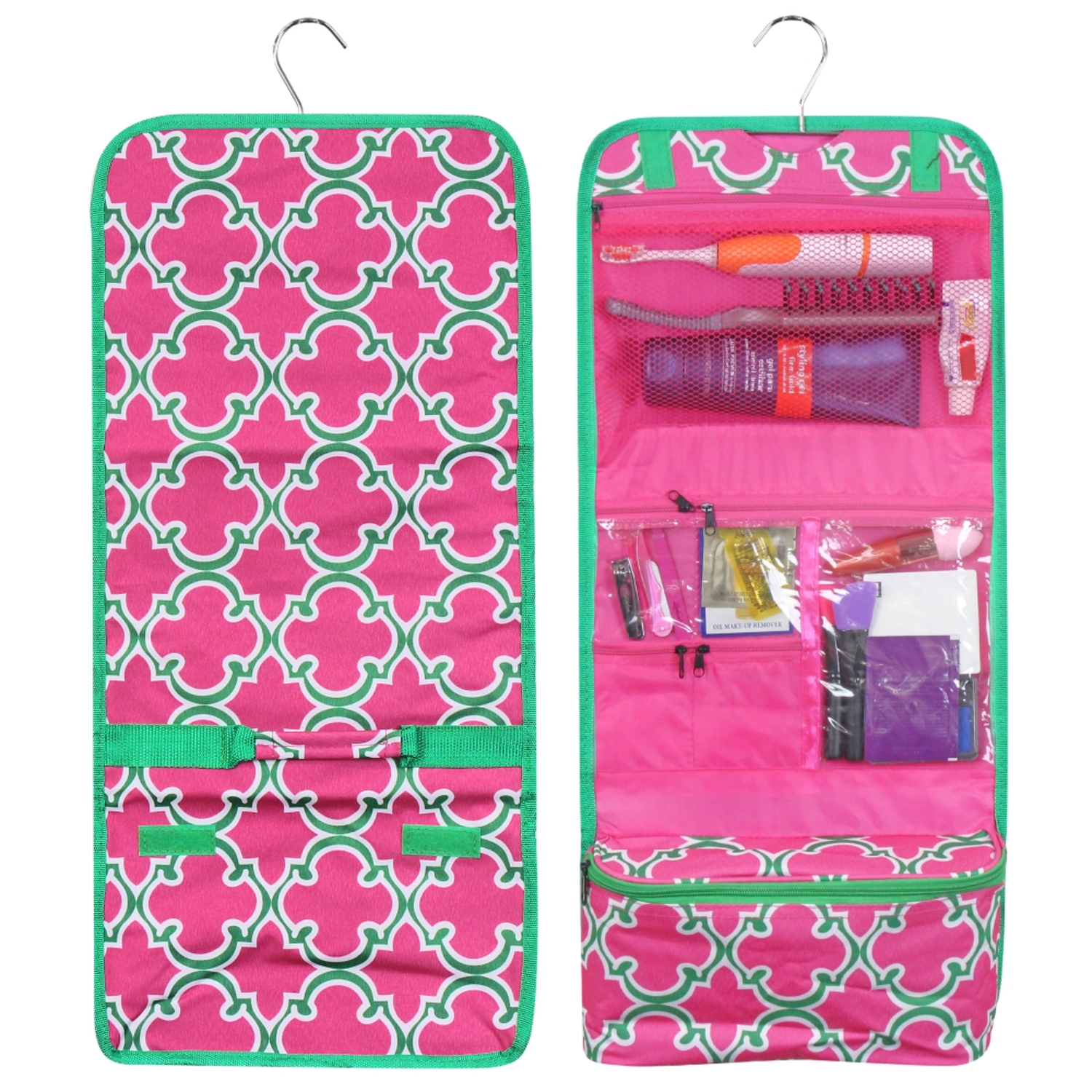 Zodaca Travel Hanging Cosmetic Carry Bag Toiletry Wash Organizer Storage