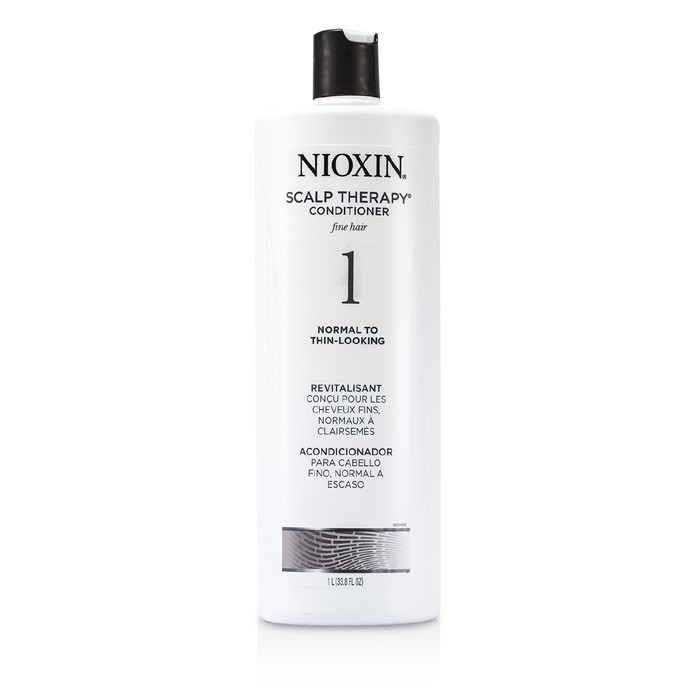 Nioxin - System 1 Scalp Therapy Conditioner For Fine Hair, Normal to Thin-Looking Hair -1000ml/33.8oz