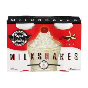 Steak 'n Shake Milk Shakes Vanilla - 2 CT