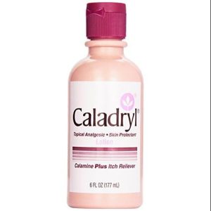 Caladryl Lotion, Calamine Plus Itch Reliever, 6-Ounce Bottle