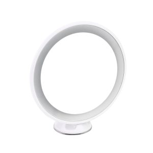 2017 New Super Lightweight 360 Degree Rotation 5X Magnification Tabletop Makeup Mirror Battery Powered Makeup Mirror With Light
