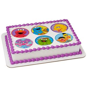 Sesame Street Edible Icing Image for 1/4 sheet cake