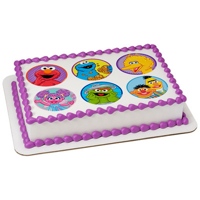 Sesame Street Edible Icing Image for 1/4 sheet cake