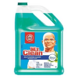 MR. CLEAN 23124 Cleaner,128oz.,Meadows and Rain,PK4