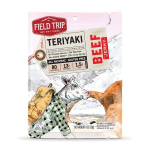 Field Trip No.23 All Natural Teriyaki Beef Jerky 1 oz Bags - Pack of 3
