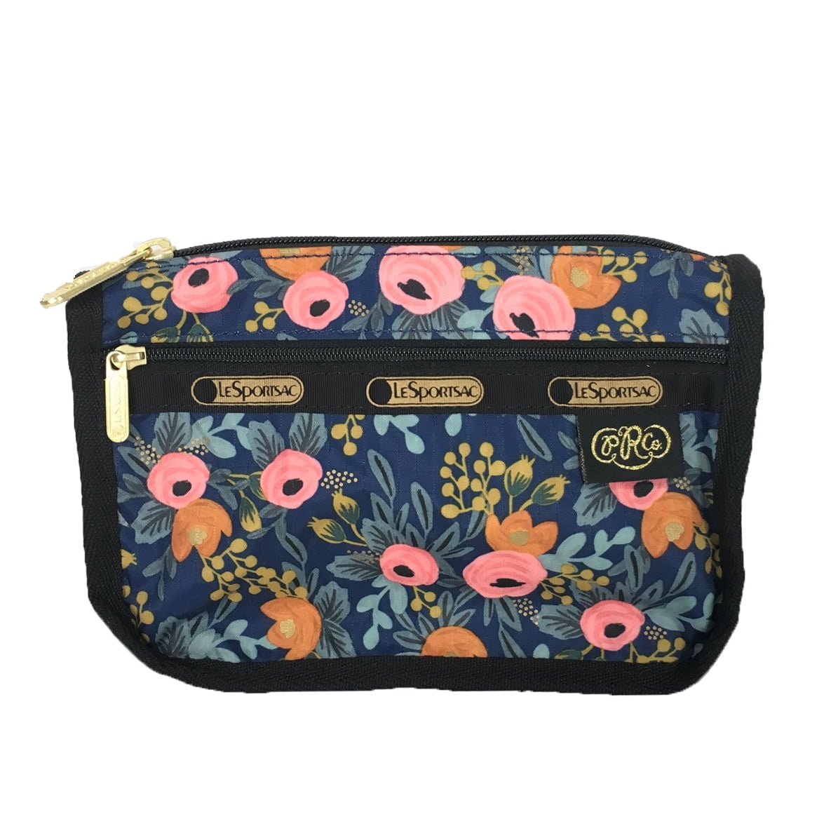 LeSportsac x Rifle Paper Travel Cosmetic Case, Rosa