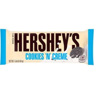 Hershey's Cookies 'n' Creme Candy Bar, 1.55 oz