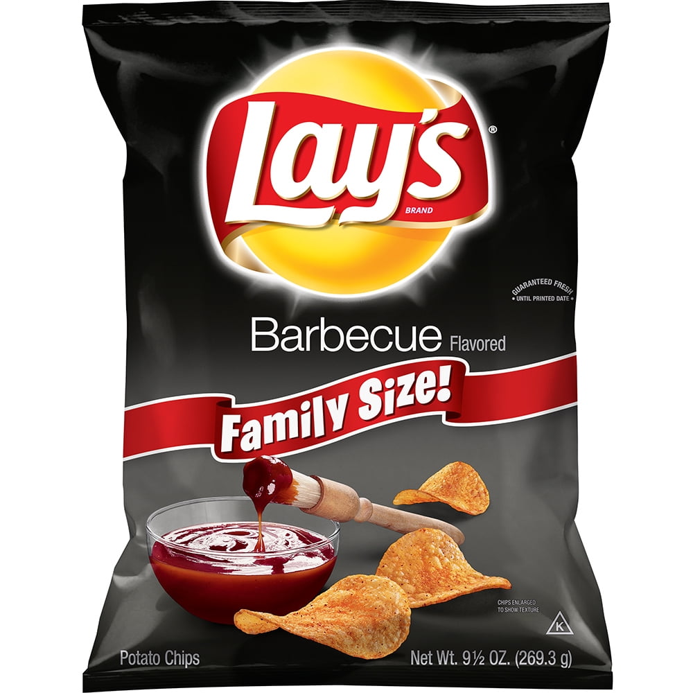 Lay's Barbecue Flavored Potato Chips 9.5 oz. Bag