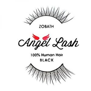 Angel Lash #ZOBATH-6pairs + Free Glue (Natural Eyelashes)