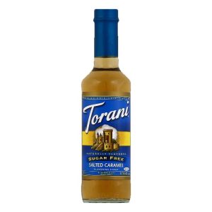 Torani Sugar Free Salted Caramel Flavoring Syrup, 12.7 OZ (Pack of 6)