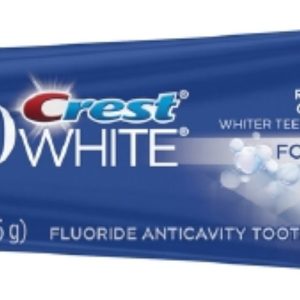 Crest 3D White Foaming Clean Whitening Toothpaste 4.10 oz (Pack of 6)