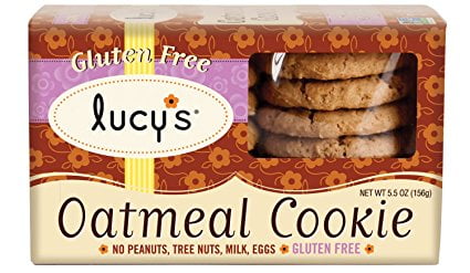 Lucy's Natural Oatmeal Cookies, 5.5 oz (Pack of 8)