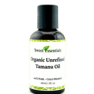 100% Pure Unrefined Organic Tamanu (Foraha) Oil -2oz- Imported from Tahiti - Cold Pressed - Scar Reduction - Acne Prevention & Healing - Age Spot Reduction - Moisturizing - Treat & Prevent Eczema and