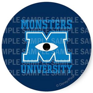 Monsters University Birthday Edible Image Photo 8" Round Cake Topper Sheet Personalized Custom Customized Birthday Party