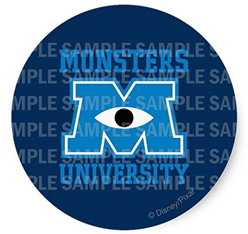 Monsters University Birthday Edible Image Photo 8" Round Cake Topper Sheet Personalized Custom Customized Birthday Party