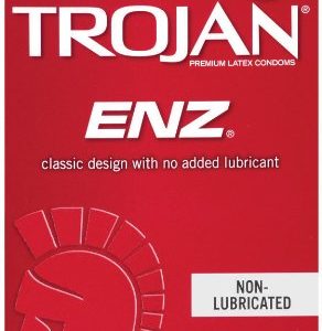 ENZ Non-Lubricated Condoms, 12 Count, ship from USA，Brand Trojan