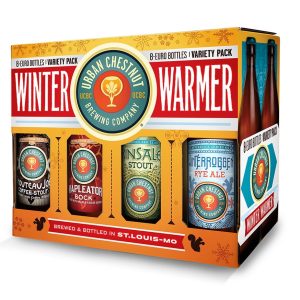 Urban Chestnut Seasonal Winter Warmer Variety, 8 pack, 17 fl oz bottles