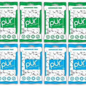 Pur Gum - Variety Pack 2 Flavors- ( Pack of 12 )