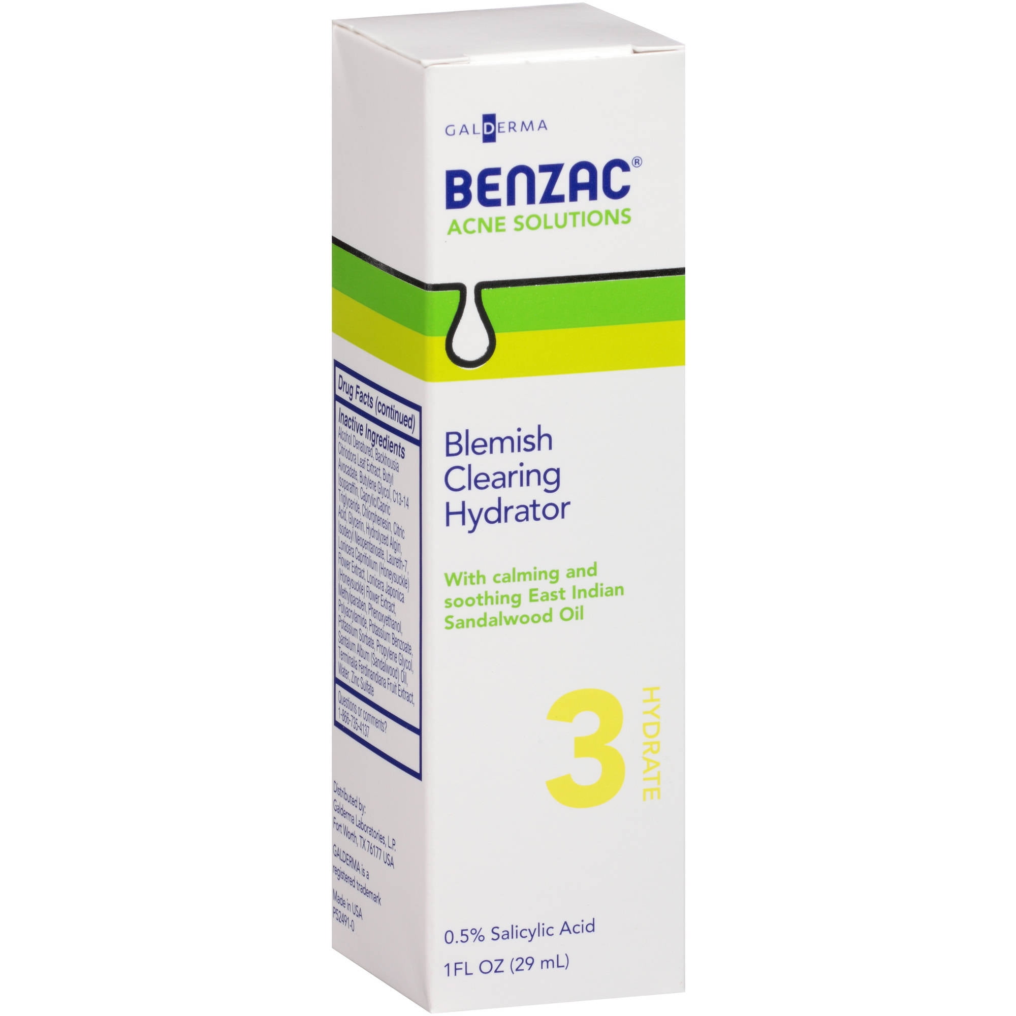 Benzac Acne Solutions Blemish Clearing Hydrator, 1 fl oz