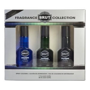 Faberge Brut Fragrance Collection Piece Perfume Giftset Set For Men, 3 Ea, 6 Pack