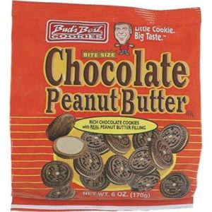 Bud's Best Cookies Bite Size Chocolate Cookie with Peanut Butter Filling, 6 oz