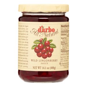 D'arbo Sauce, All Natural Wild Lingonberry, 14.1 Oz, 1 Count