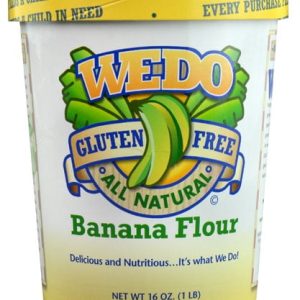 WEDO All Natural Gluten Free Banana Flour -- 16 oz pack of 1