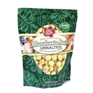 Hilo Hattie Unsalted Dry Roasted Macadamia Nuts 10oz.