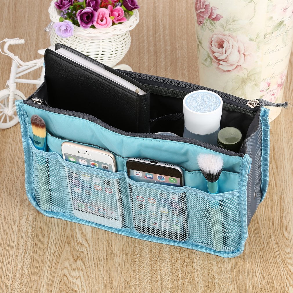 Waterproof Lady Women Cosmetic Makeup Bag Organizer Travel Insert Handbag