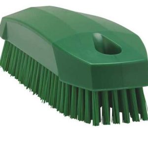VIKAN 64402 Nail Brush, Green, 45/64 Trim L, PET