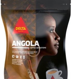 Delta Ground Roasted Coffee from ANGOLA for Espresso Machine or Bag 250g