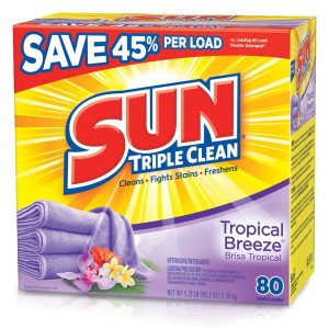 Sun® Triple Clean Tropical Breeze® Laundry Detergent 5.21 lb Box