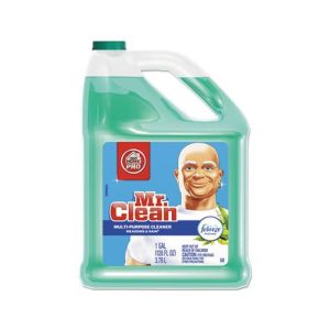 Multipurpose Cleaning Solution With Febreze, 128 Oz Bottle, Meadows Rain Scent