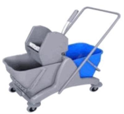 Micro-Trolley2 Double Mop Bucket W/ Down Press