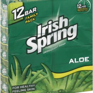 4 Pack - Irish Spring Deodorant Soap, Aloe 3.75 oz, 12 ea