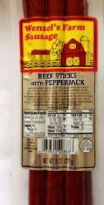 Wenzel's Beef Sticks with Pepperjack